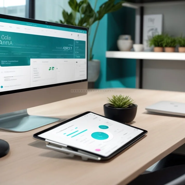 SmartAvion AI dashboard displayed on a tablet in a modern home office